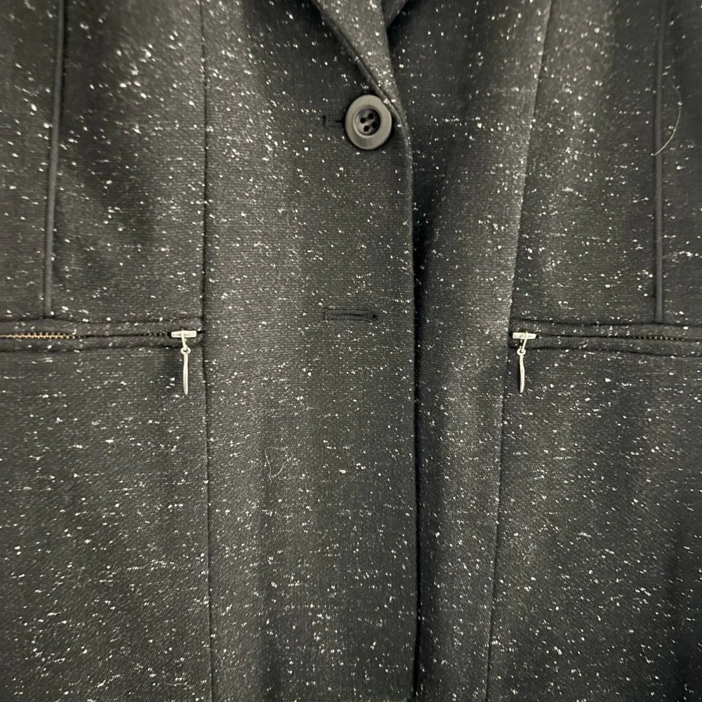 Halogen Black Textured Women's Blazer - Picture 6 of 7